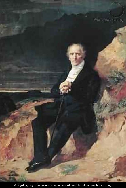 Portrait of Charles Fourier 1772-1837 - Jean Francois Gigoux
