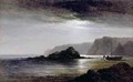 Coastal Landscape by Moonlight - Arthur Gilbert