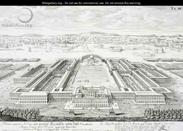 Golden Palace of the Emperor Nero AD 54-68 Rome - (after) Fischer von Erlach, Johann Bernhard