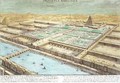 View of Ancient Babylon showing the Hanging Gardens and the Temple of Jupiter Belus 2 - (after) Fischer von Erlach, Johann Bernhard