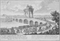 Bridge of Augustus on Via Flaminia near Rimini Italy - (after) Fischer von Erlach, Johann Bernhard