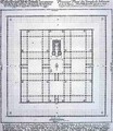 Plan of the Temple of Solomon Jerusalem - (after) Fischer von Erlach, Johann Bernhard