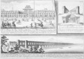 The Royal Palace at Isfahan A Cross Section of the Alyverdy Chan Isfahan Bridge and a View of the Alyverdy Chan Isfahan Bridge - (after) Fischer von Erlach, Johann Bernhard