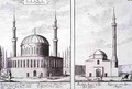 View of a Mosque in Bursa and a Mosque in Hungary - (after) Fischer von Erlach, Johann Bernhard