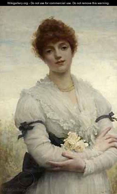 An English Girl - Sir Samuel Luke Fildes