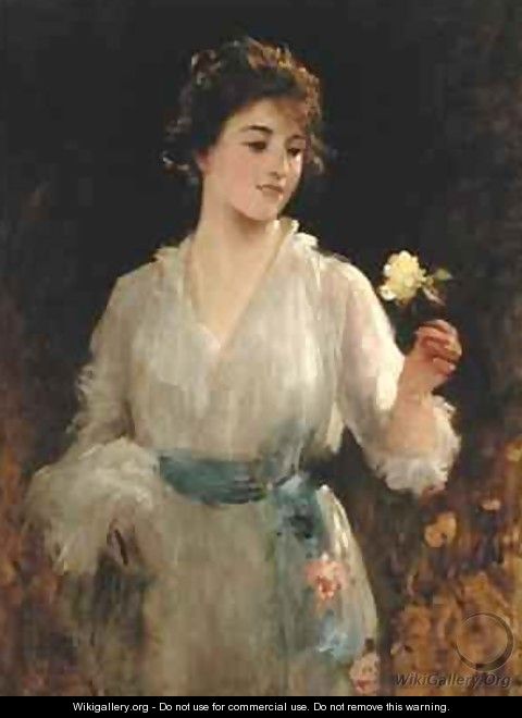 The Yellow Rose - Sir Samuel Luke Fildes