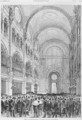 Inauguration of the synagogue rue des Tournelles Paris - (after) Fichot, Michel Charles
