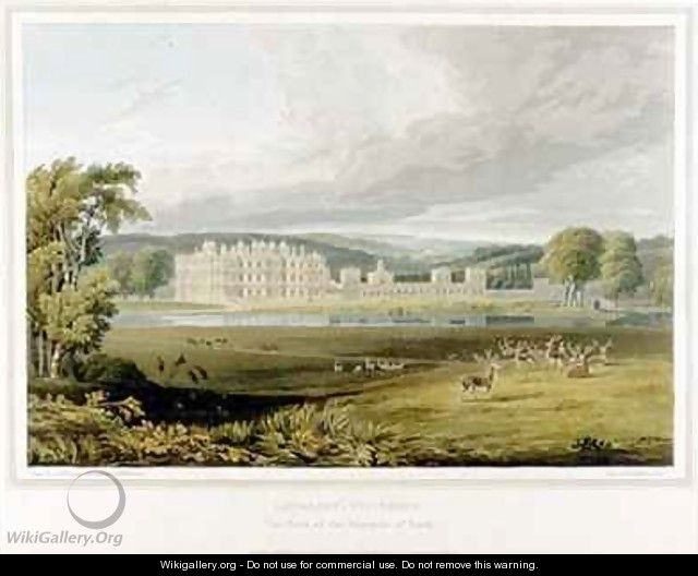 Longleat Wiltshire the Seat of the Marquis of Bath - (after) Fielding, A.V. Copley