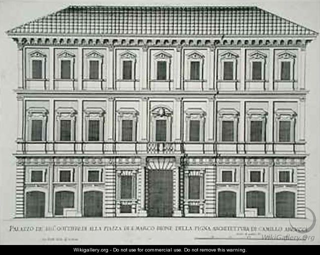 Palazzo Grazioli Piazza San Marco Rome - Pietro or Falda, G.B. Ferrerio