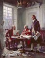 Writing the Declaration of Independence in 1776 - Jean-Leon Gerome Ferris