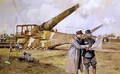 Heavy Artillery on the Railway - Francois Flameng