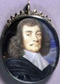 Portrait Miniature of a Man possibly Sir John Wildman - Thomas Flatman