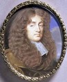 Portrait Miniature of a Man in Brown Velvet - Thomas Flatman