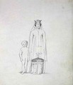 Mrs Siddons as Constance with child 2 - John Flaxman