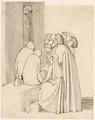 A Beggar Family round a Door - John Flaxman