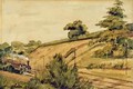 Landscape with Train - Edward W. Fitch