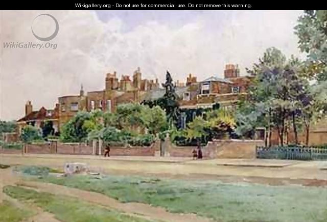 Wrens and Faradays houses at Hampton Court - E.H. Fitchew