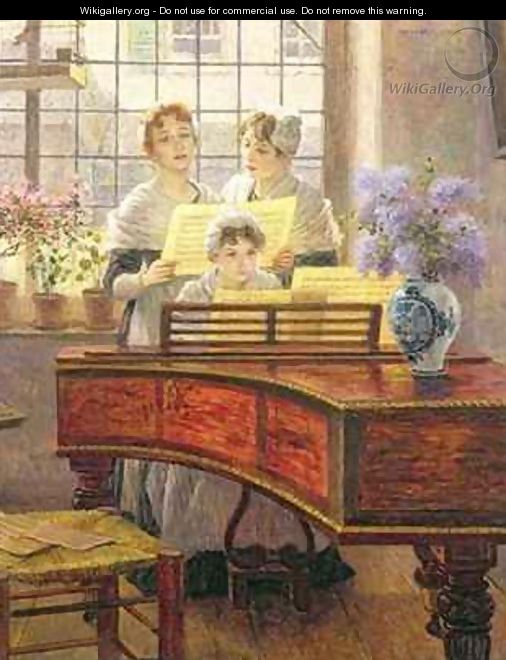 Around the Piano - Walther Firle