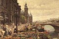 The Parisian Flower Market - Marie Francois Firmin-Girard