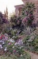 The Garden of an Italian Villa - Ludwig Hans Fischer