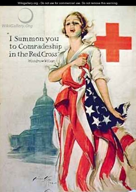 I Summon You To Comradeship in the Red Cross - Harrison Fisher