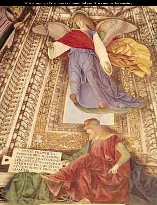 Amos and the Angel holding the pincers of the Passion from the Sacristry of St Mark - Melozzo da Forli