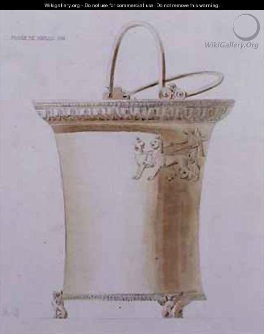 Design of a sacrificial ewer from the Musee de Naples - Pierre Francois Leonard Fontaine