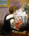 Woman with a fan - Jean-Louis Forain