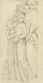 A Group of Women and Children in a Doorway - John Flaxman