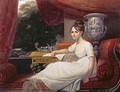 Portrait of Eleanor Anne Porden on a chaise longue - Mary Ann Flaxman