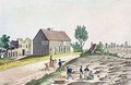 The Belle Alliance Farm after the Battle of Waterloo - Friedrich Fleischmann