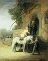 The Good Samaritan - (attr. to) Flinck, Govaert