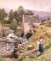 A Mill Pool - Myles Birket Foster