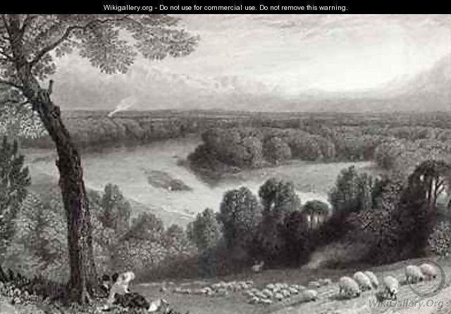 The Thames from Richmond Hill - (after) Foster, Myles Birket