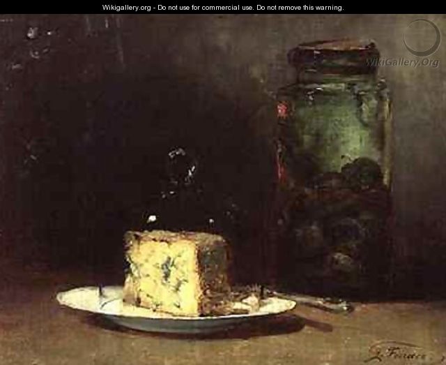 Still Life with Cheese - Guillaume-Romain Fouace