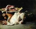 Still Life of a Chicken and Cutlets - Guillaume-Romain Fouace