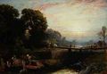 Lock at Sunset - Myles Birket Foster