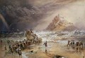 The Return of the Life Boat with St Michaels Mount in the Distance - Myles Birket Foster