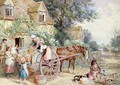 Loading the Cart for Market - Myles Birket Foster