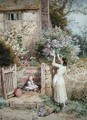 The Lilac Cottage - Myles Birket Foster
