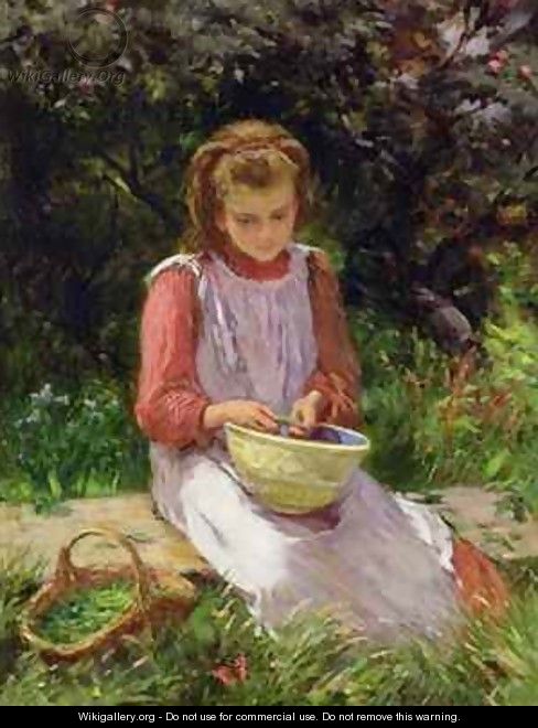 Shelling Peas - William Banks Fortescue