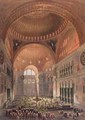 Interior of Haghia Sophia Constantinople - Gaspard Fossati