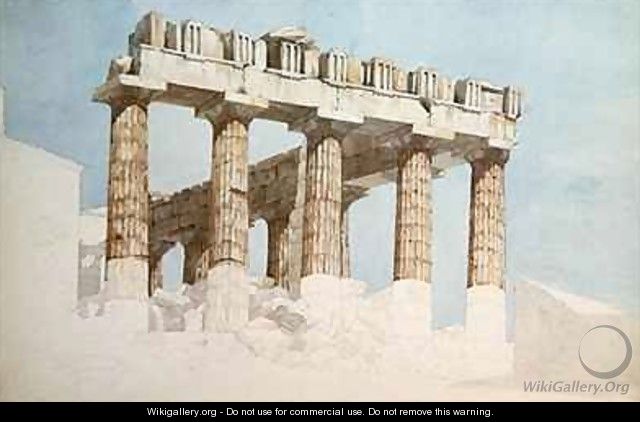The East End and South Side of the Parthenon - John Foster