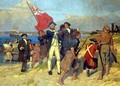 Landing of Captain Cook at Botany Bay in 1770 - Emanuel Phillips Fox