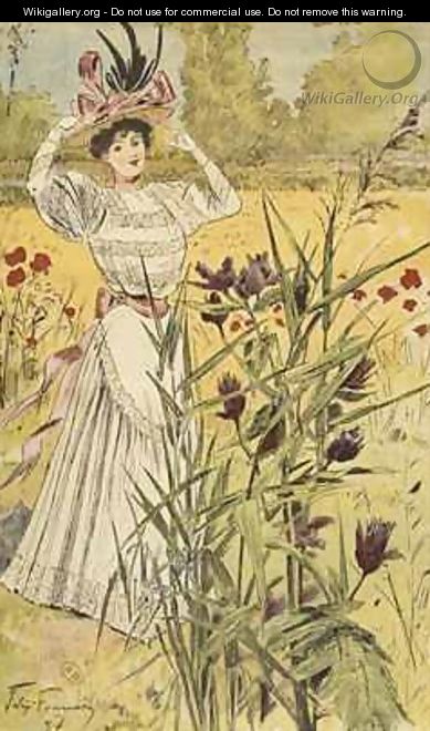 Fashion plate in the countryside - Felix Fournery