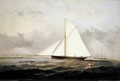 A Cutter Yacht off Ryde - Arthur Wellington Fowles