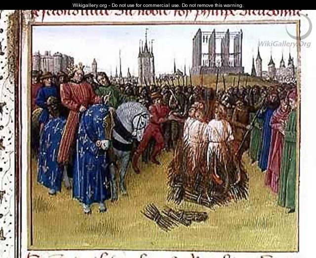 The Supplication of the Heretics in 1210 - Jean Fouquet