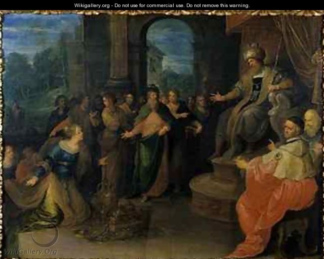 The Queen of Sheba before Solomon - Frans the younger Francken