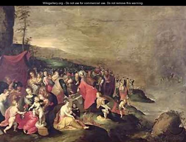 The Crossing of the Red Sea - Frans the younger Francken