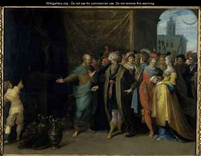 Croesus shows Solon his treasures - Frans the younger Francken